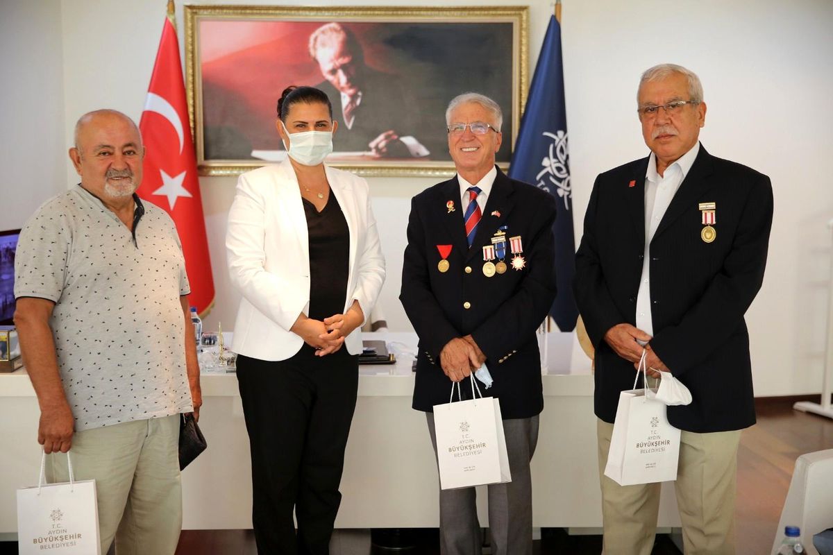 Aydın Büyükşehir Belediye Başkanı Çerçioğlu gaziler ile görüştü