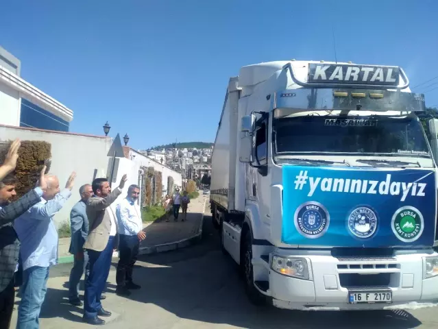 Bursa yardımda yarışıyor