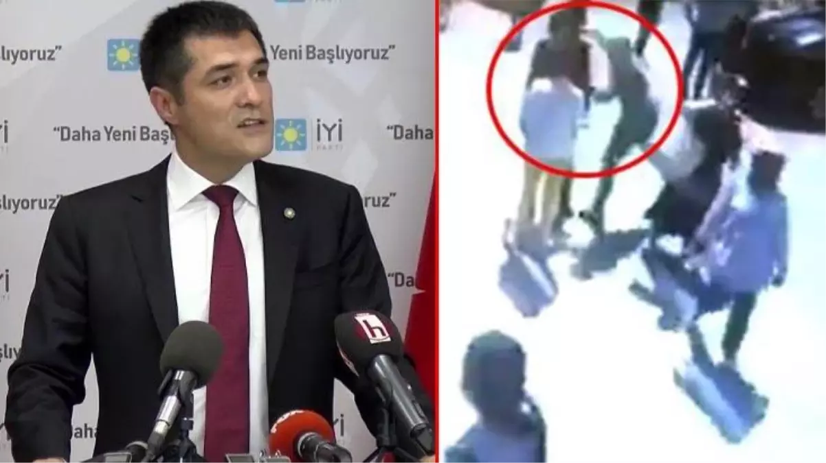 İYİ Parti İstanbul İl Başkanı Buğra Kavuncu\'ya yumruk atan kişi yakalandı