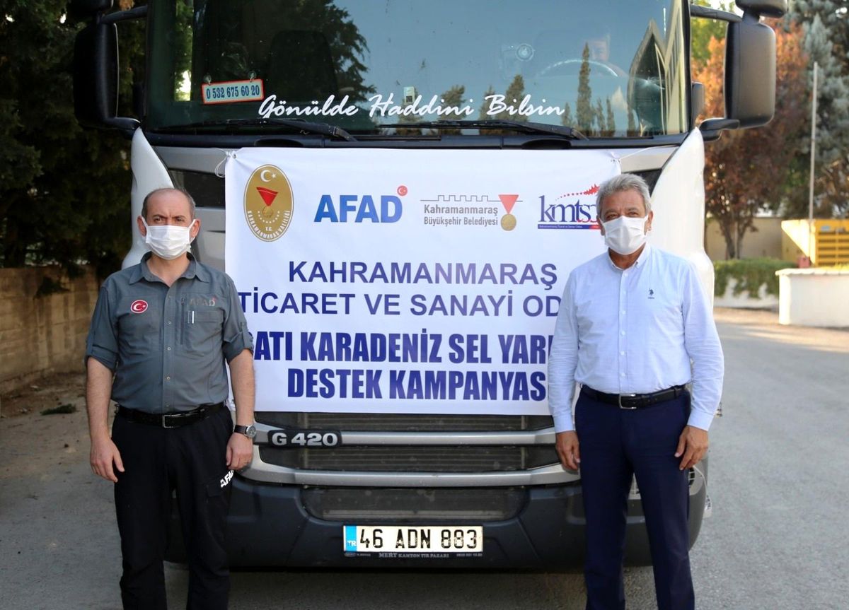 KMTSO\'dan afet bölgesine destek