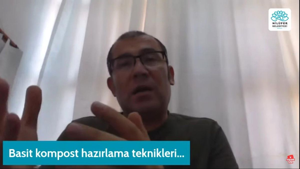 Nilüfer\'de kompost hazırlamayı öğrendiler