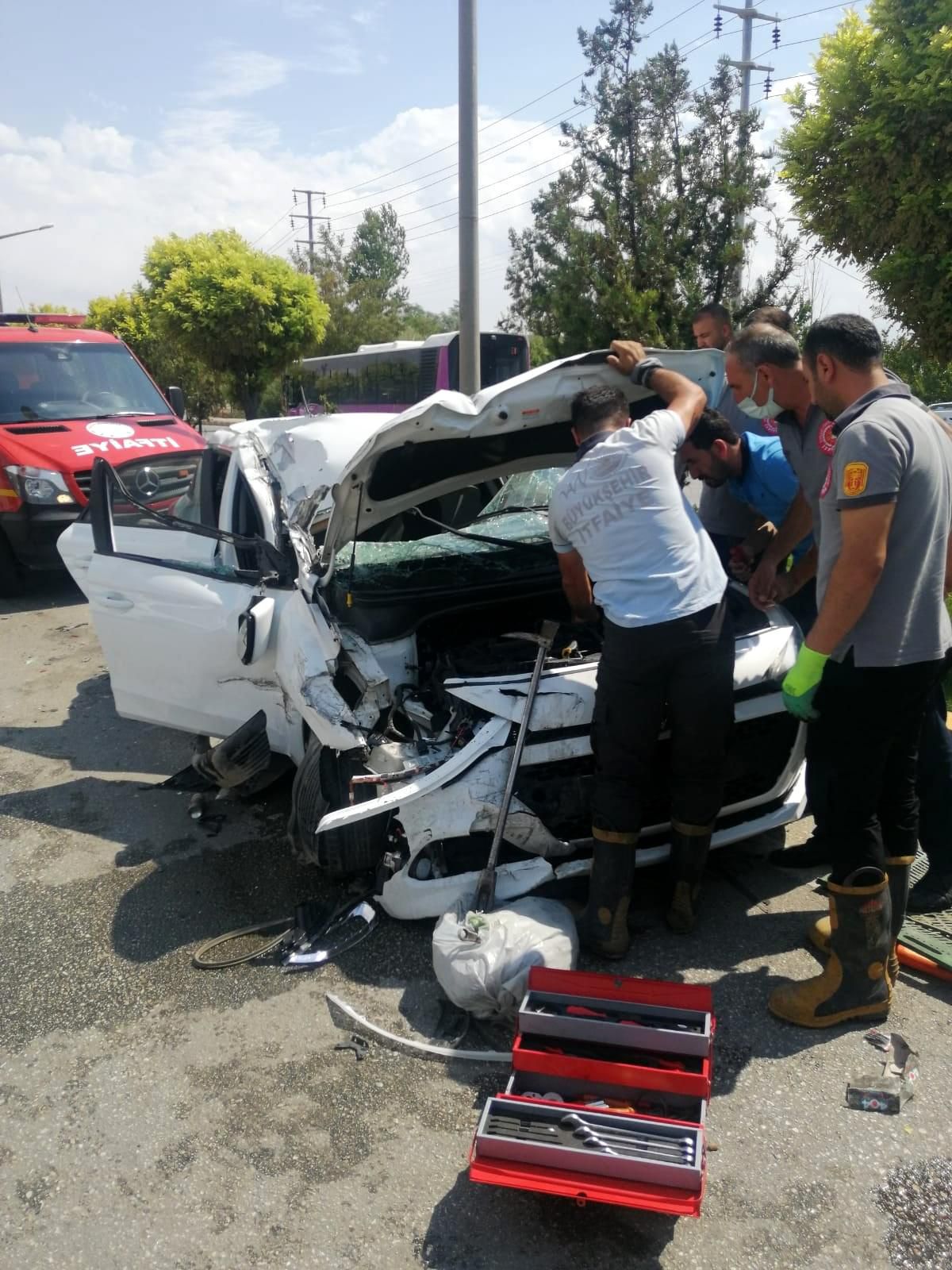 Van\'da trafik kazası: 2 yaralı