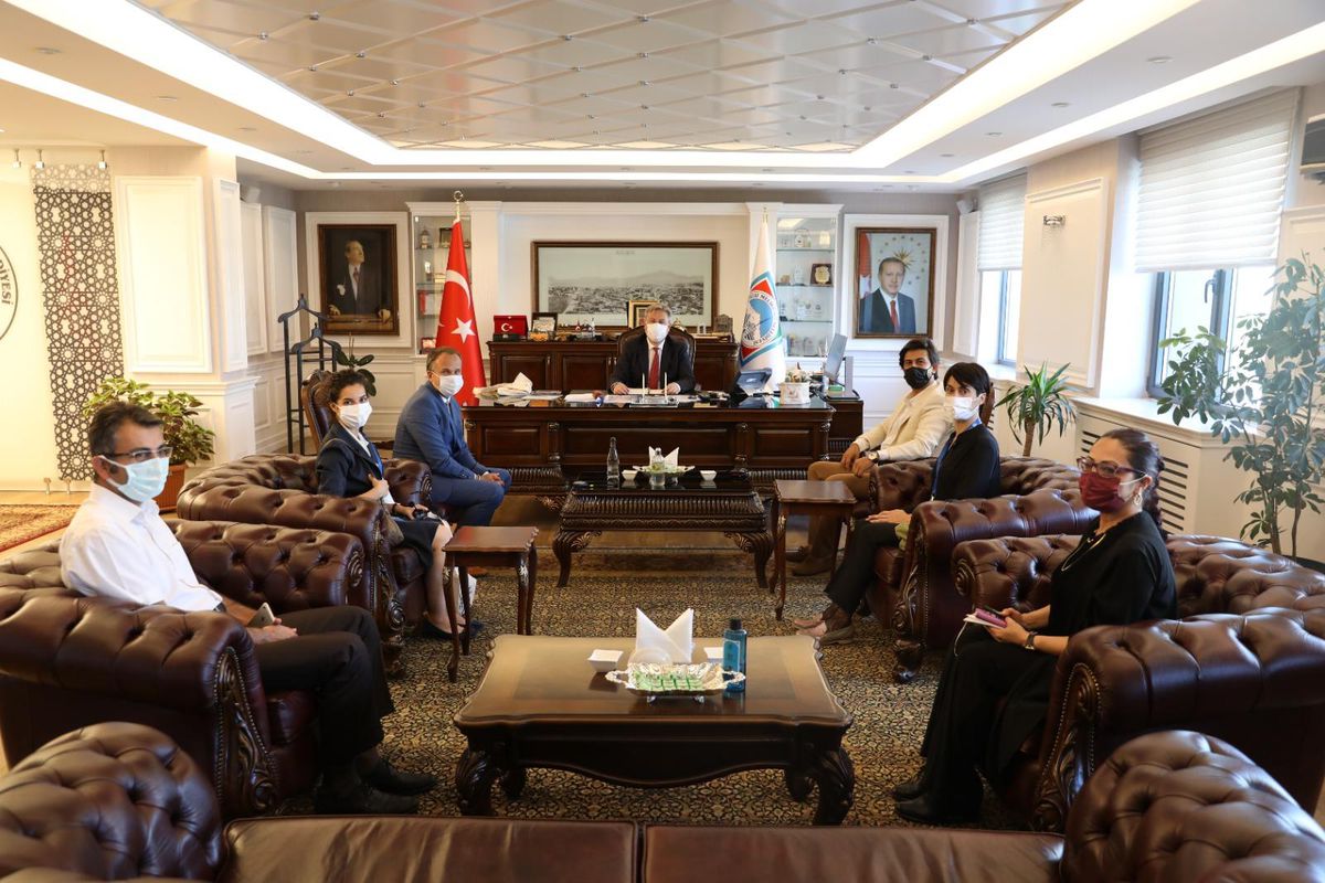 BM Dünya Gıda Programı Temsilcisi Grede, Başkan Palancıoğlu\'nu ziyaret etti