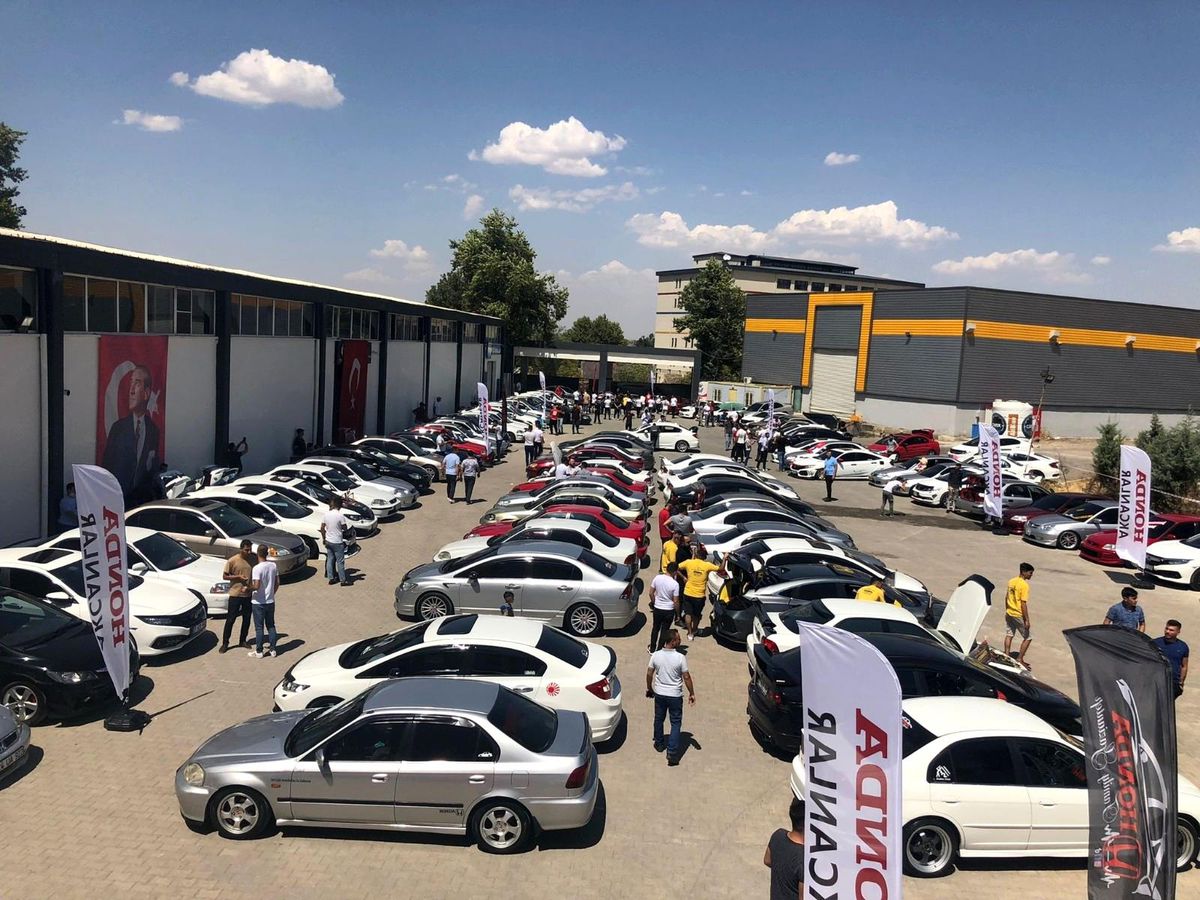 Honda tutkunları Gaziantep\'te buluştu