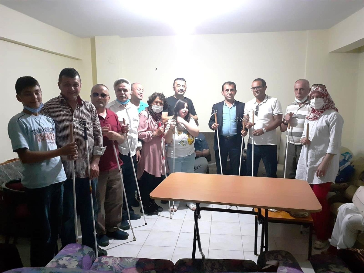 Kütahya Altı Nokta Körler Derneği\'nden Kastamonu\'ya anlamlı ziyaret