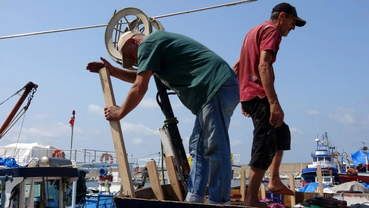 Balıkçılar 1 Eylül için hazırlıklarını sürdürüyor
