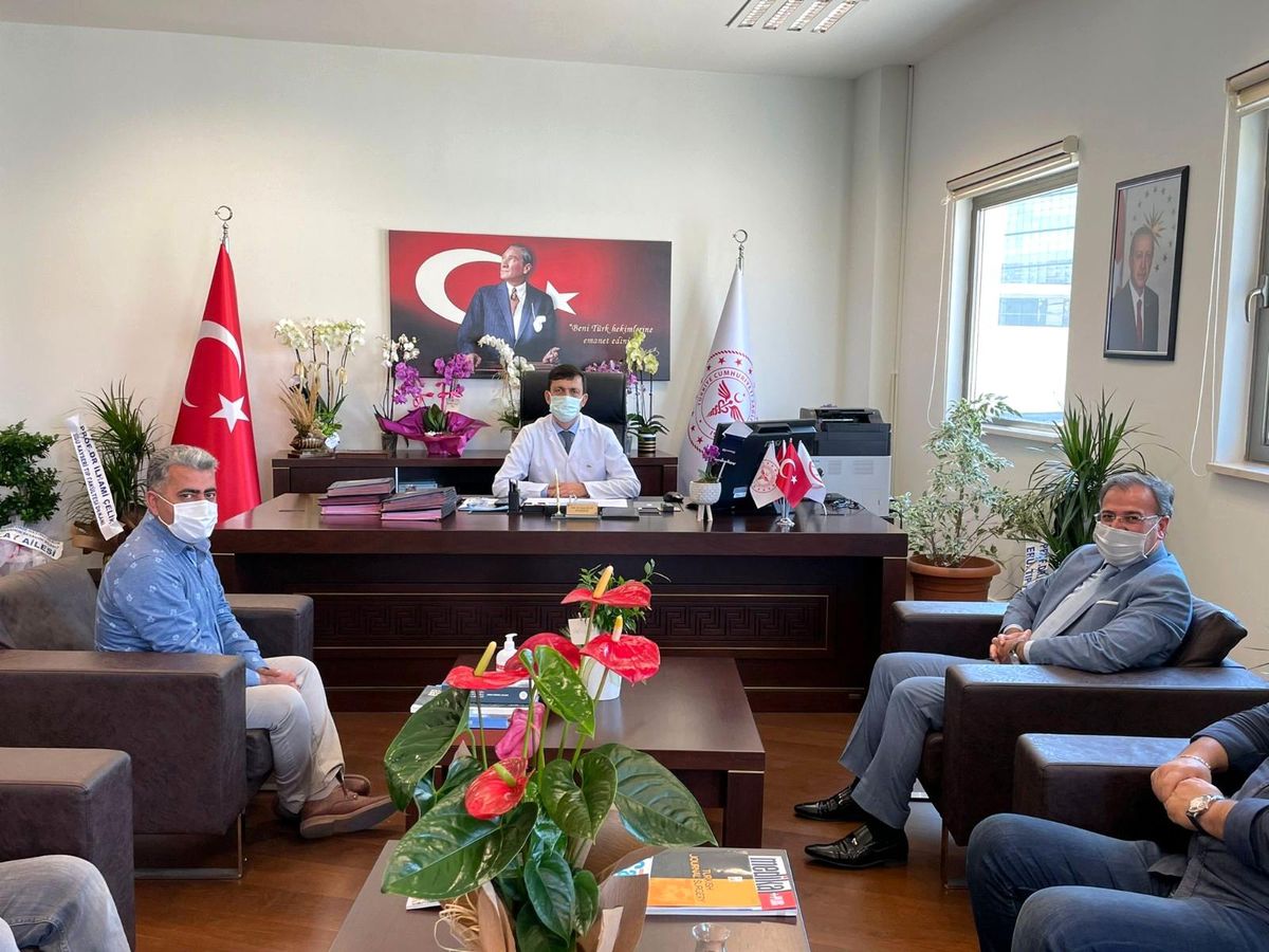 Başkan Özdoğan\'dan Şehir Hastanesi Başhekimi Silay\'a ziyaret