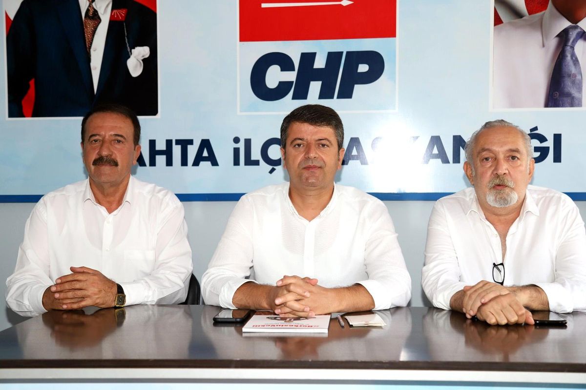CHP Kahta İlçe Başkanı Celayer basın toplantısı düzenledi