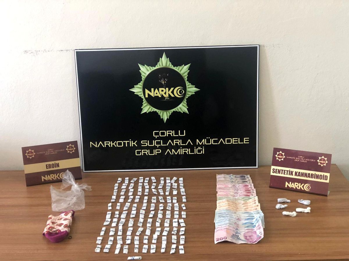 Son dakika haber! Çorlu\'da uyuşturucu operasyonu: 3 gözaltı