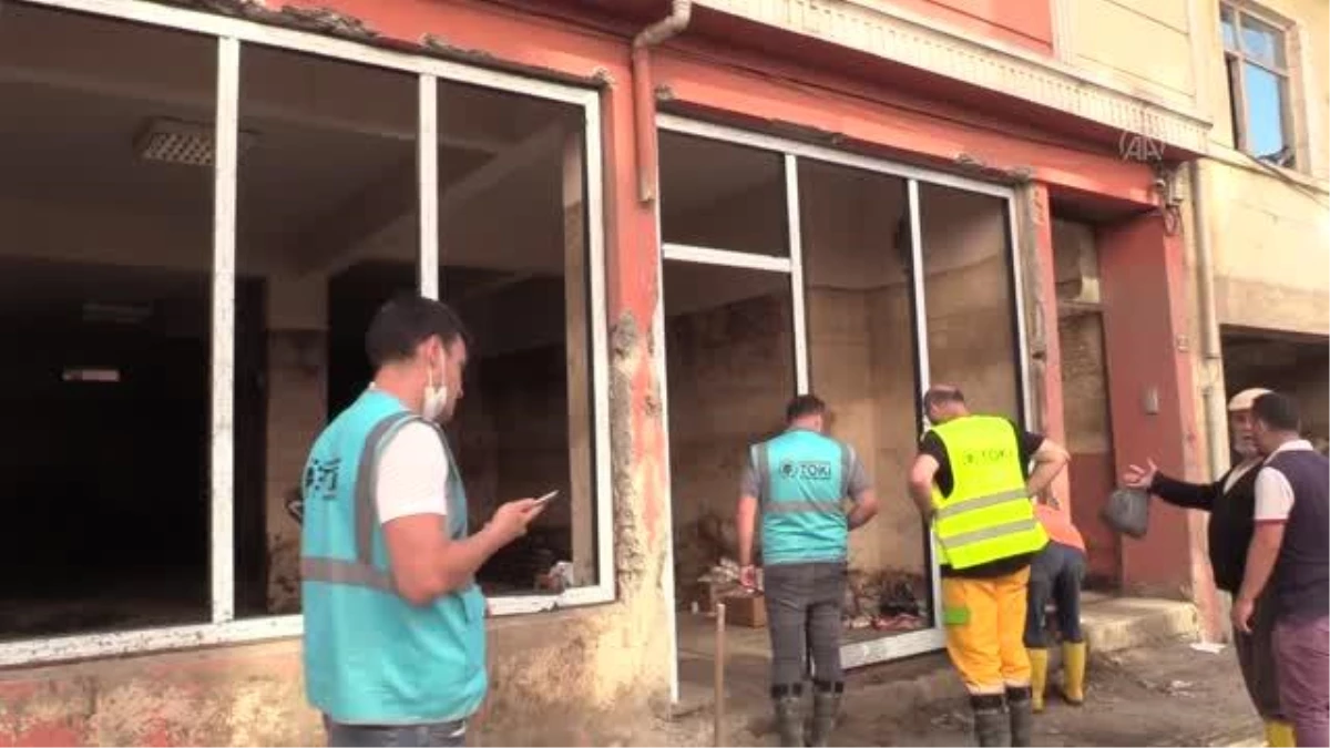 Son dakika gündem: KASTAMONU - Bozkurt\'taki sel felaketinde hasar gören iş yerleri Çevre ve Şehircilik Bakanlığınca yenileniyor