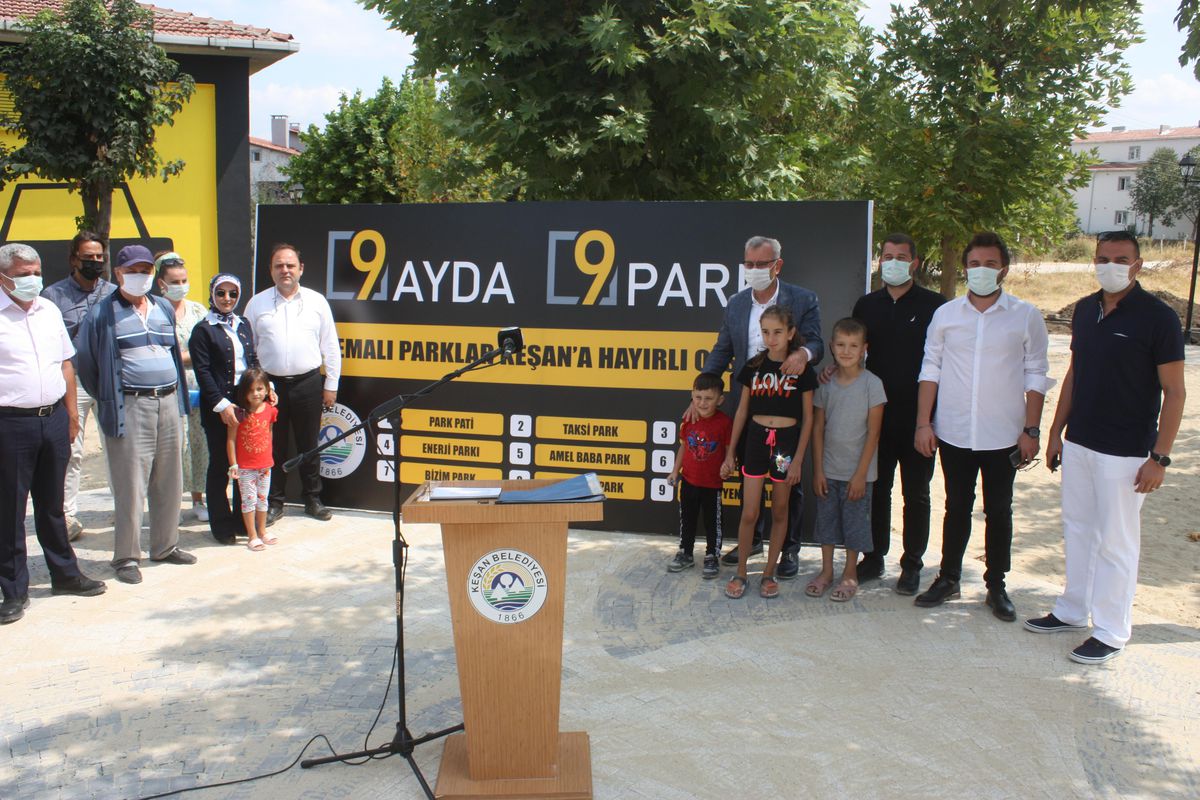 Keşan Belediye Başkanı Helvacıoğlu ilçeye 9 yeni park yapılacağını belirtti
