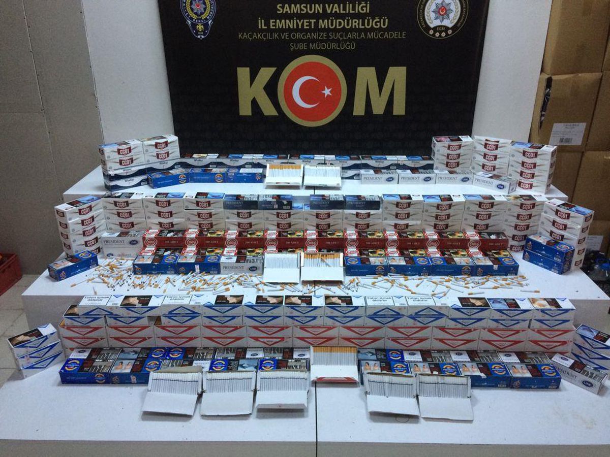 Son dakika haber! Samsun\'da bandrolsüz makaron operasyonunda 4 kişi yakalandı