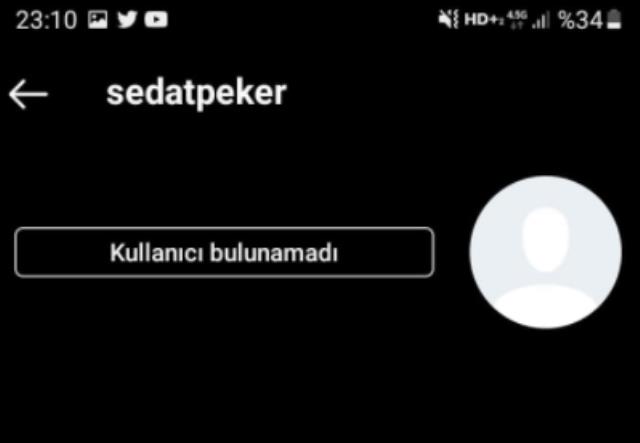 Sedat Peker'in sosyal medya hesabı kapandı