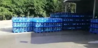 Şile'de mevzuata aykırı faaliyet gösterdiği tespit edilen su dolum tesisi mühürlendi