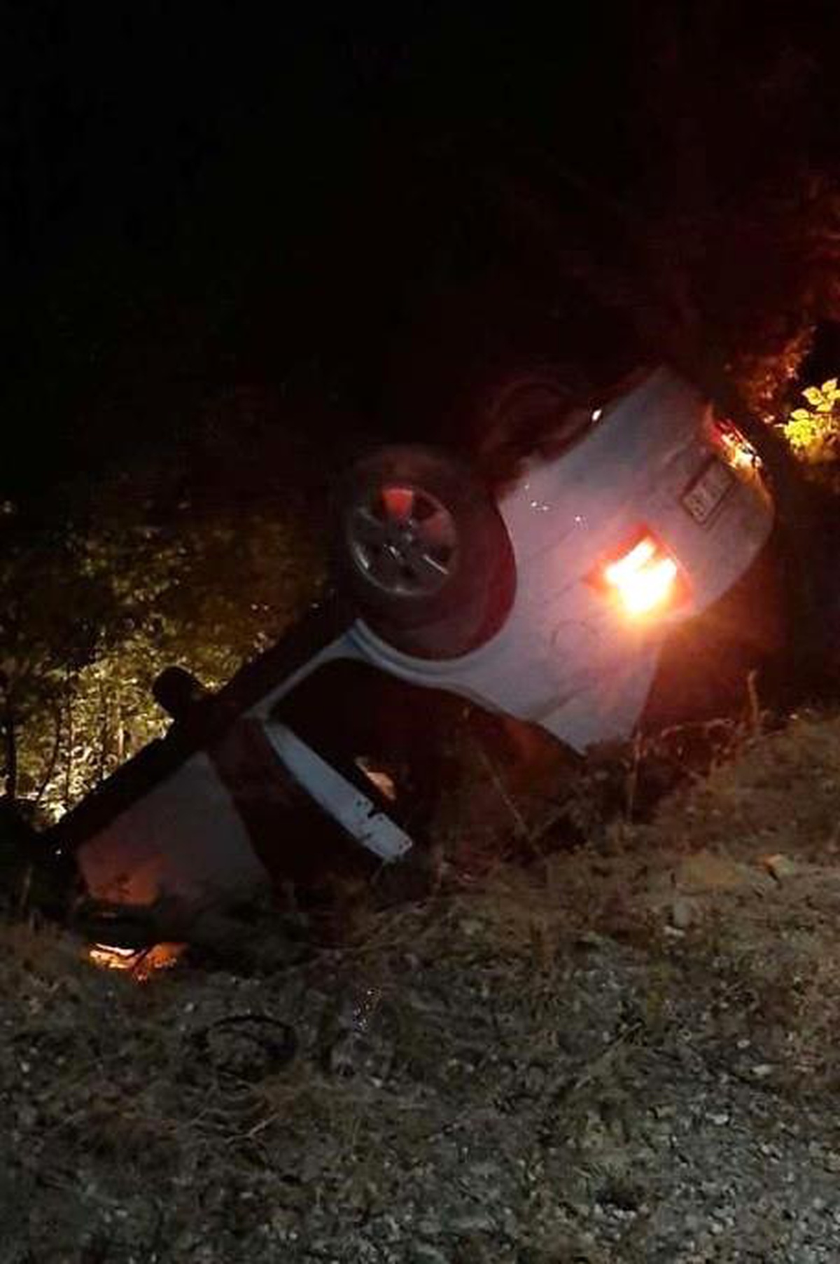 Söğüt\'te otomobil takla attı: 2 yaralı