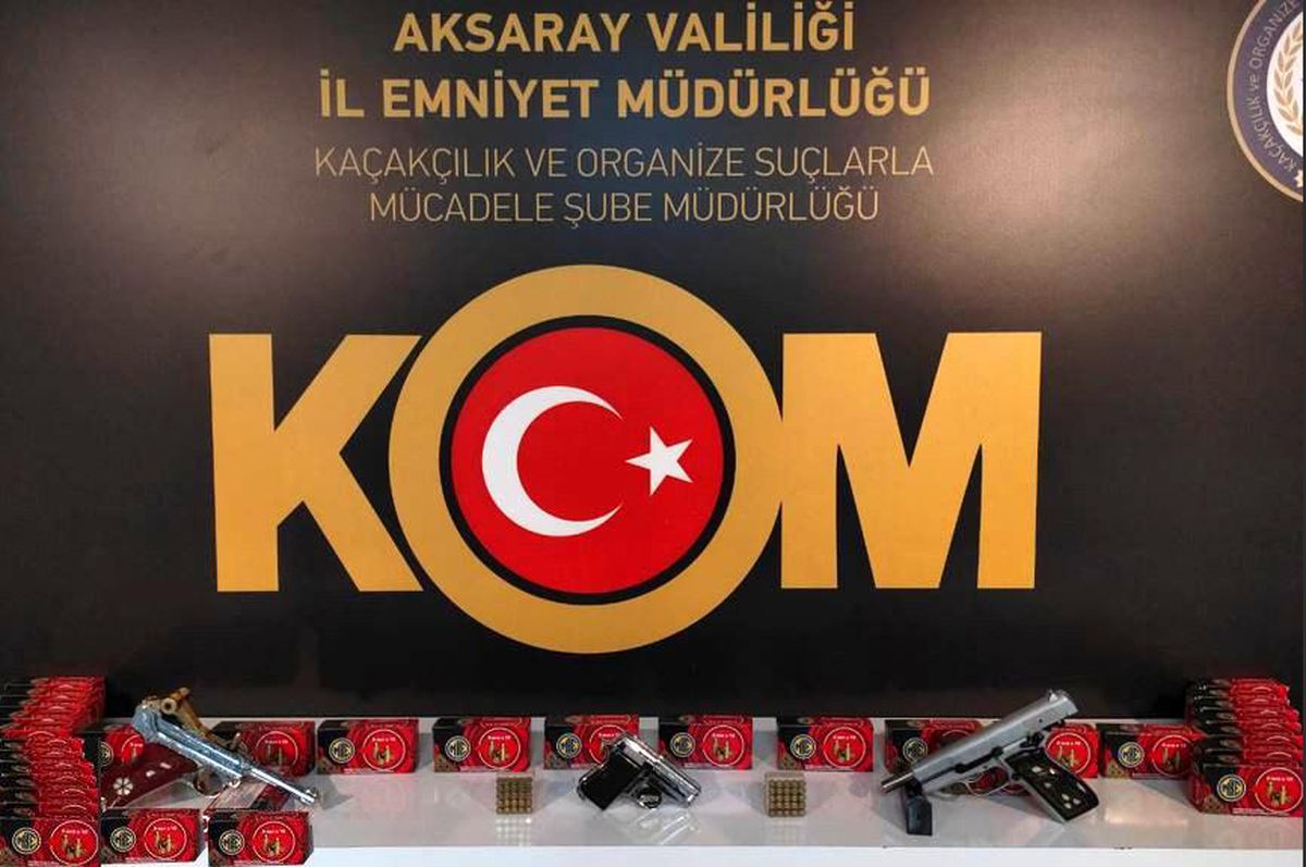 Son dakika haberleri: Aksaray\'da kaçak silah operasyonu