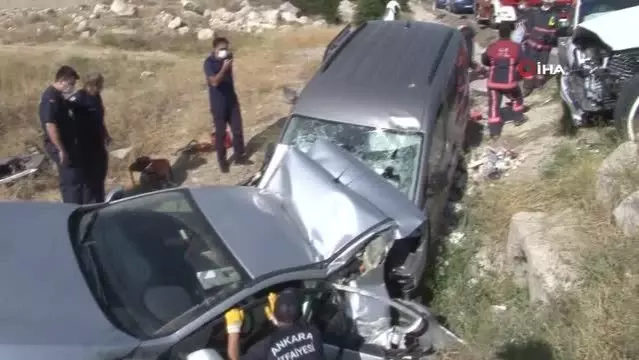 Başkent'te zincirleme trafik kazası: 1 ölü, 6 yaralı