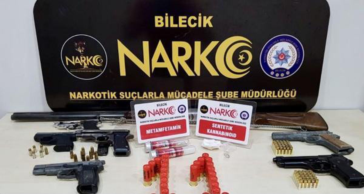 Bilecik\'te uyuşturucu operasyonuna 7 tutuklama