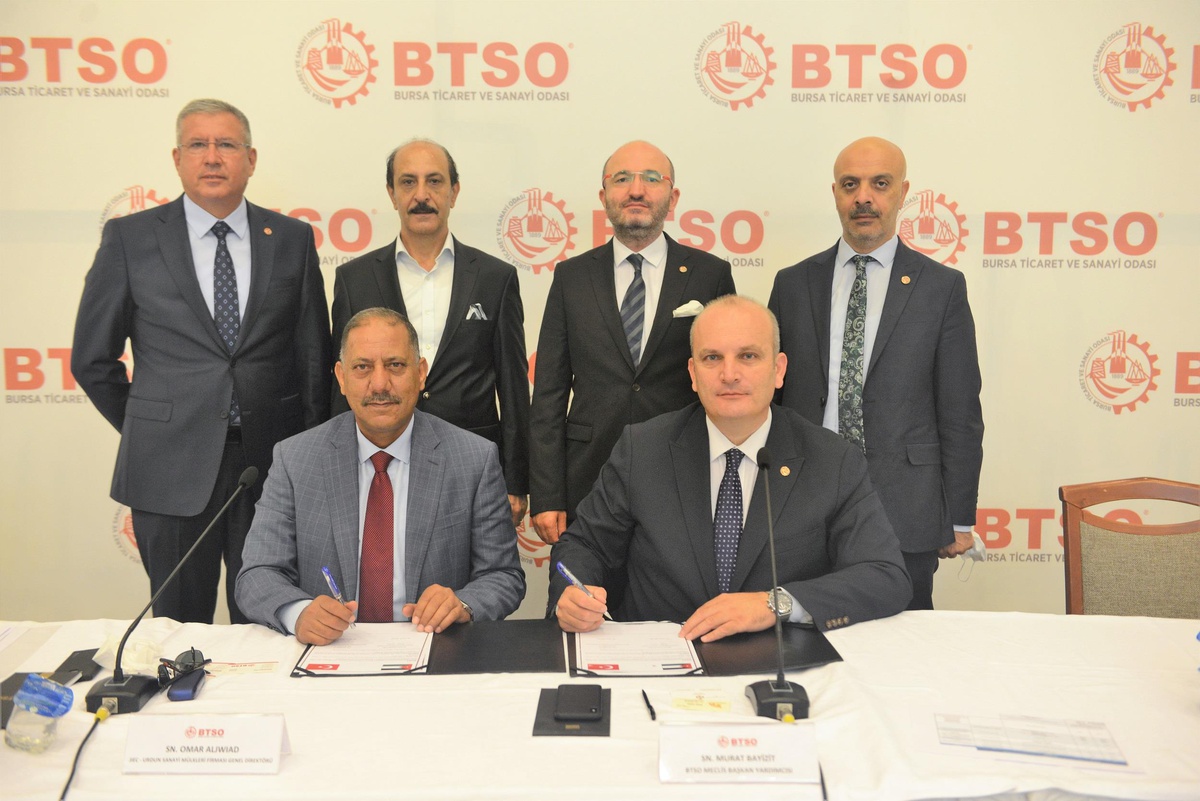 BTSO ve Ürdün Sanayi Mülkleri Kurumu arasında iş birliği protokolü imzalandı