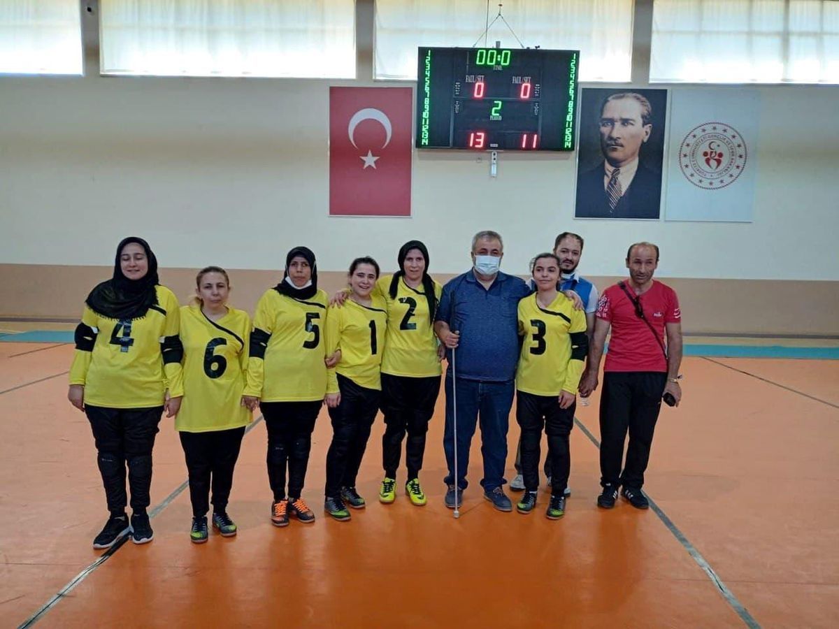 Isparta\'nın Kadın Goalball Takımı 2. Lig\'e çıktı
