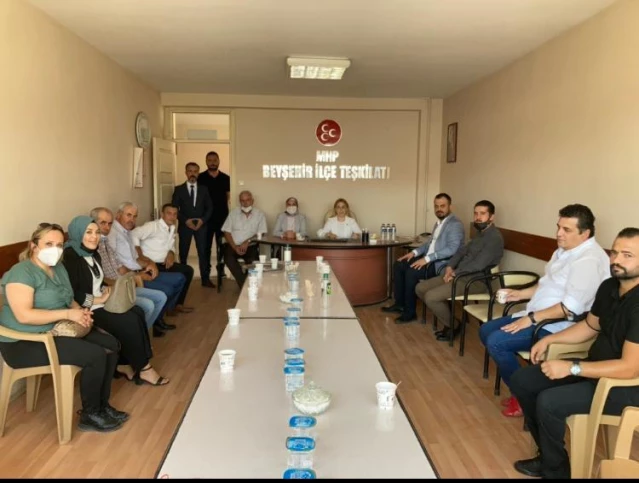 MHP Konya Milletvekili Esin Kara, Beyşehir ilçesini ziyaret etti