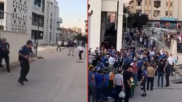 Ezik şeftaliyi iade etmek isteyince kavga çıktı, 4 kişi yaralandı!