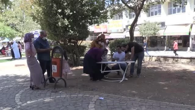 Vatandaşlar aşıya ilgi gösteriyor