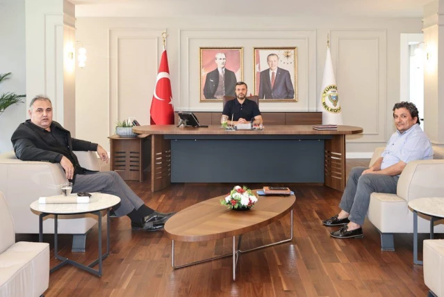AA Adana Bölge Müdürü Firik'ten, Yüreğir Belediye Başkanı Kocaispir'e ziyaret