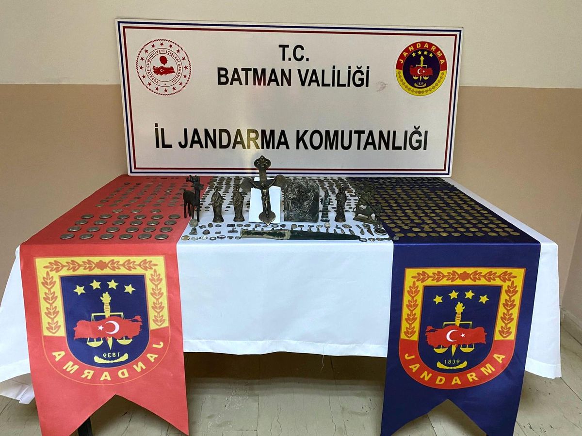Batman\'da 715 parça tarihi eser ele geçirildi