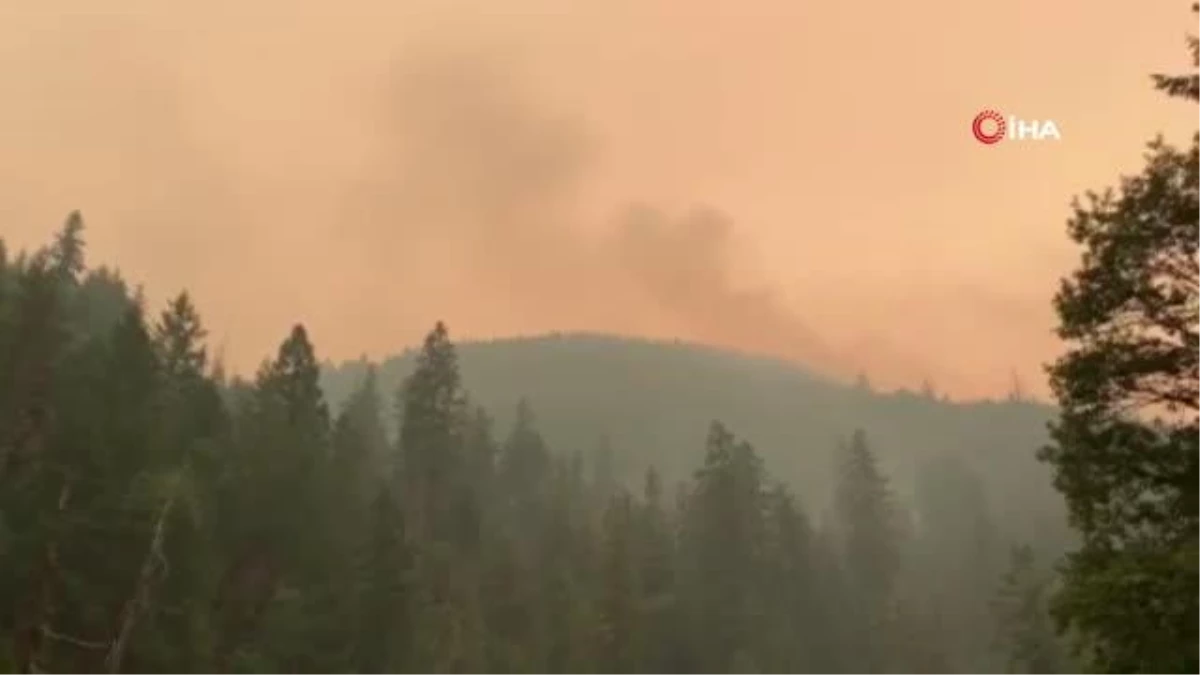 California\'da günlerdir süren orman yangını Tahoe Gölü\'ne yaklaştı