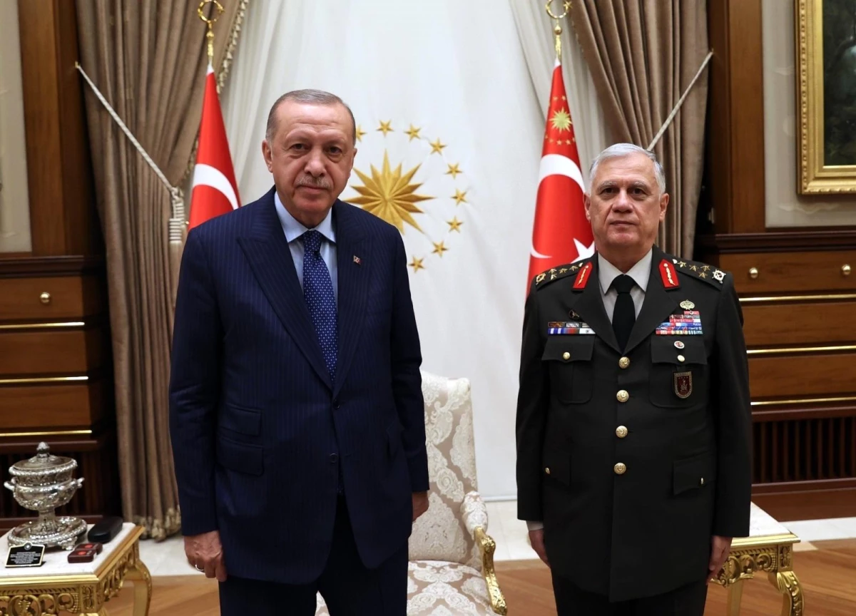 Son dakika haberi | Cumhurbaşkanı Erdoğan, emekliye ayrılan Orgeneral Dündar\'ı kabul etti