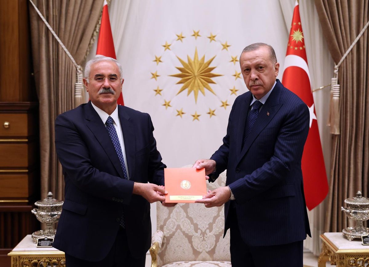 Son dakika haber! Cumhurbaşkanı Erdoğan, Yargıtay Başkanı Akarca ve Yargıtay Cumhuriyet Başsavcısı Şahin\'i kabul etti