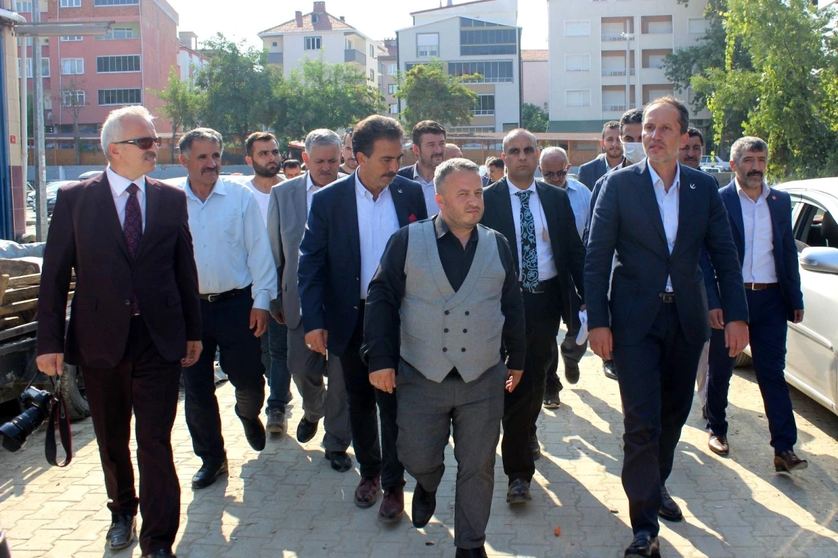 Fatih Erbakan, afet bölgesi Türkeli\'yi ziyaret etti