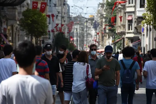 İstiklal Caddesi'nde maske kuralı ihlali