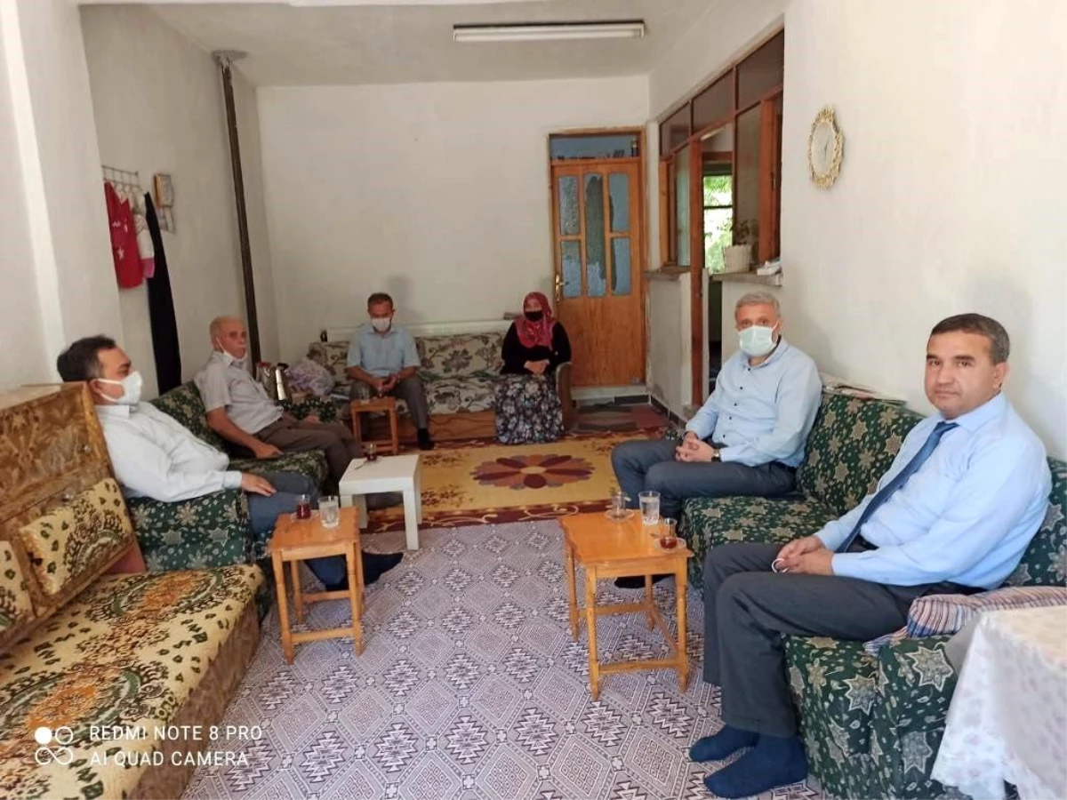 Kaymakam Halim\'den El-Bab gazisinin ailesine ziyaret