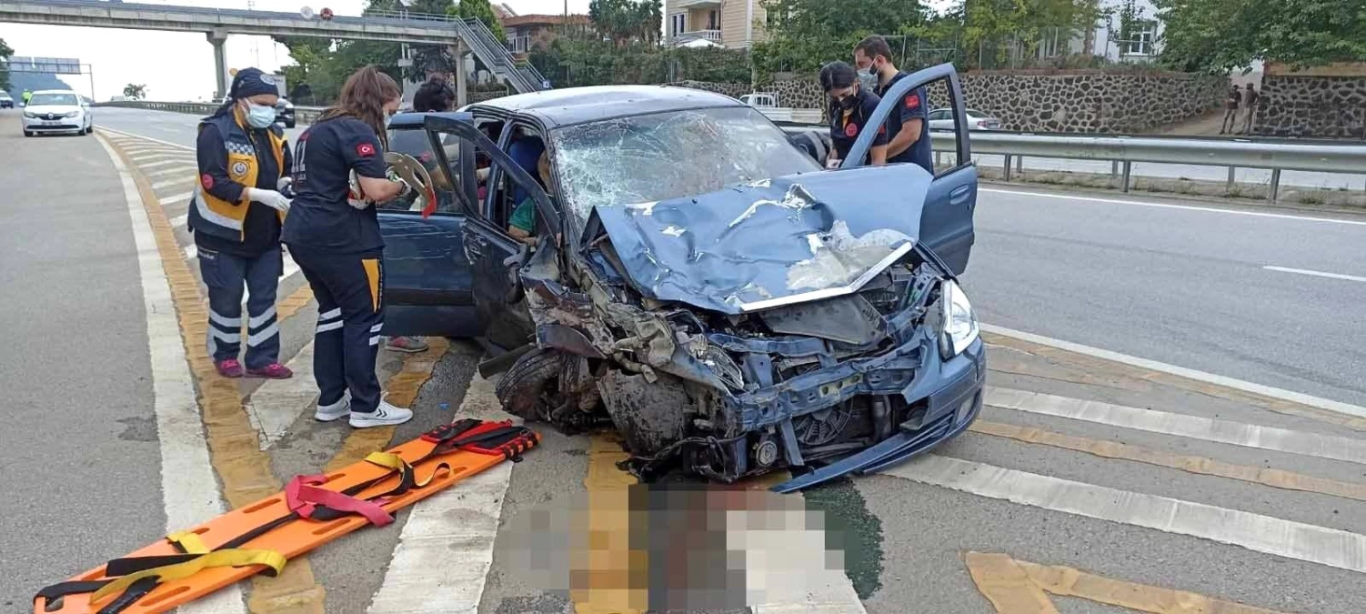 Trabzon\'da meydana gelen kazada 1 kişi öldü, 3 kişi yaralandı