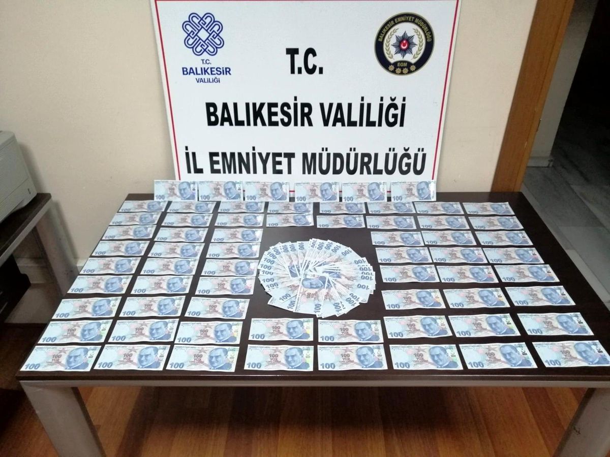 Balıkesir\'de sahte para operasyonu