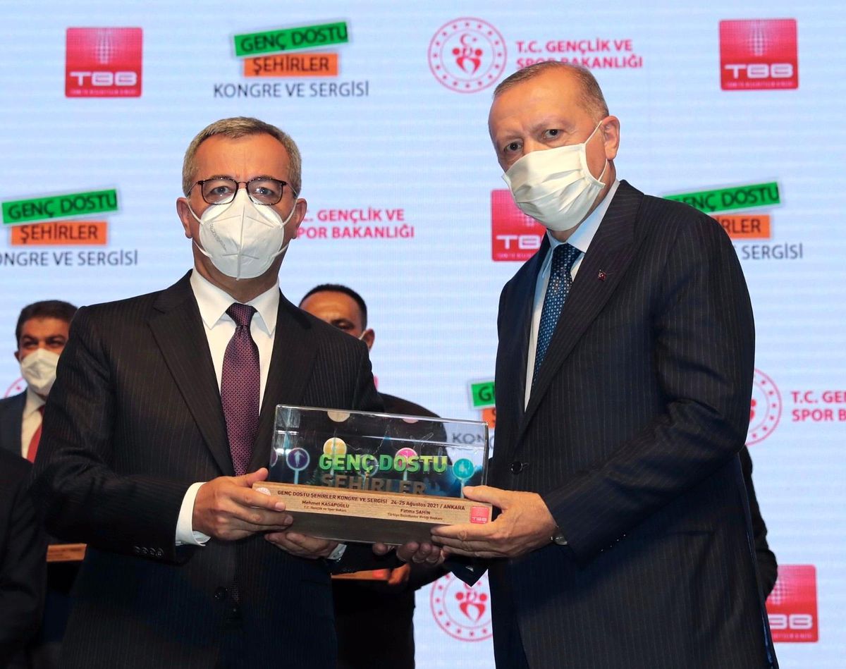 Cumhurbaşkanı Erdoğan\'dan Kahramanmaraş\'a ödül