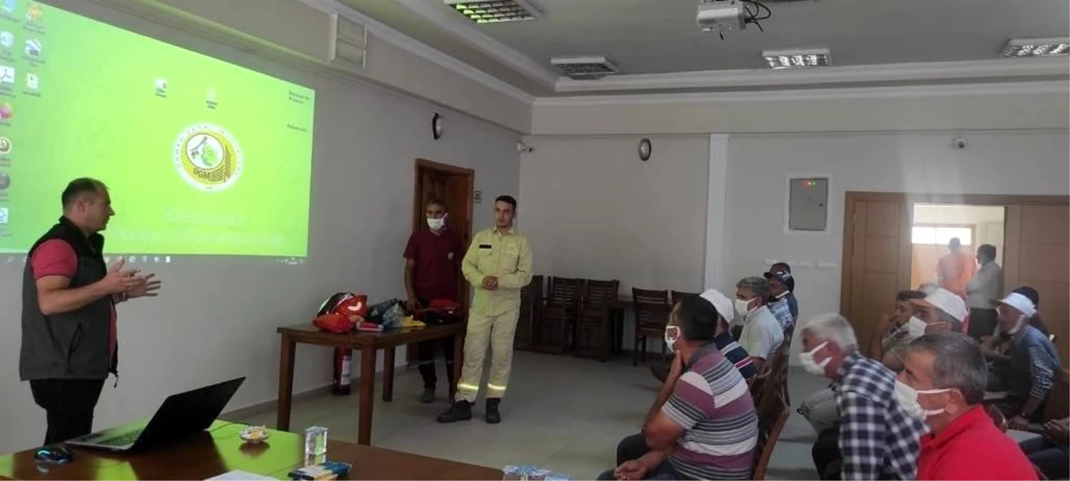 Dursunbey\'de Gönüllülere Yangıncılık Eğitimi