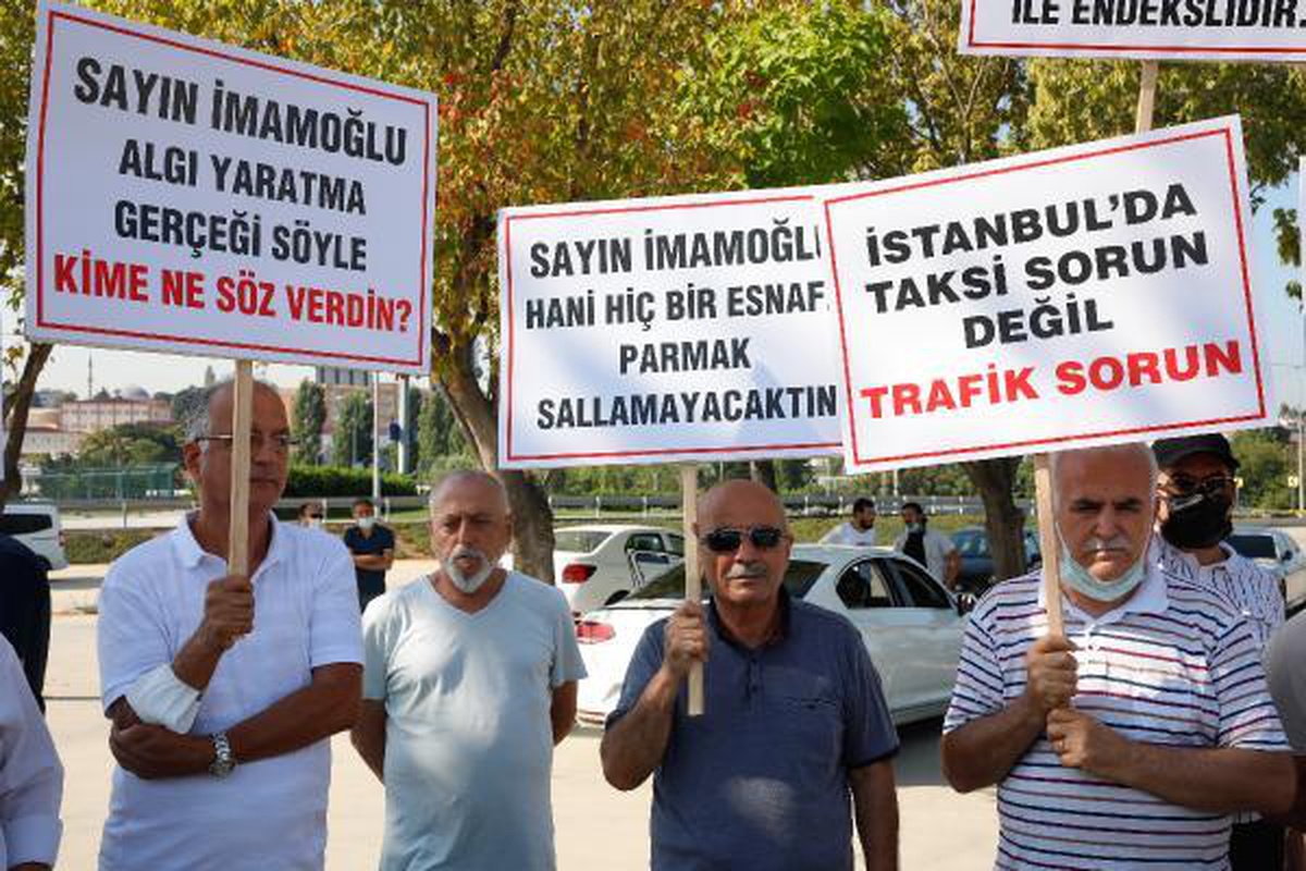 İSTANBUL -Taksiciler Esnaf Odası Başkanı: Enflasyon yüzde 200\'lerdeyken bize zam yüzde 60 oldu