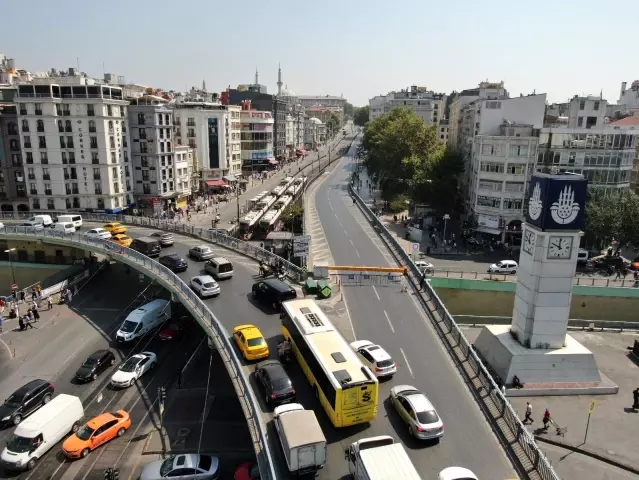 İstanbul'un trafiği en yoğun olduğu bölgelerden Ordu Caddesi, yayalaştırıldı