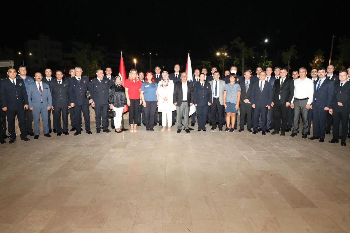 Mersin Emniyet Müdürlüğü\'nde rütbe terfi töreni düzenlendi