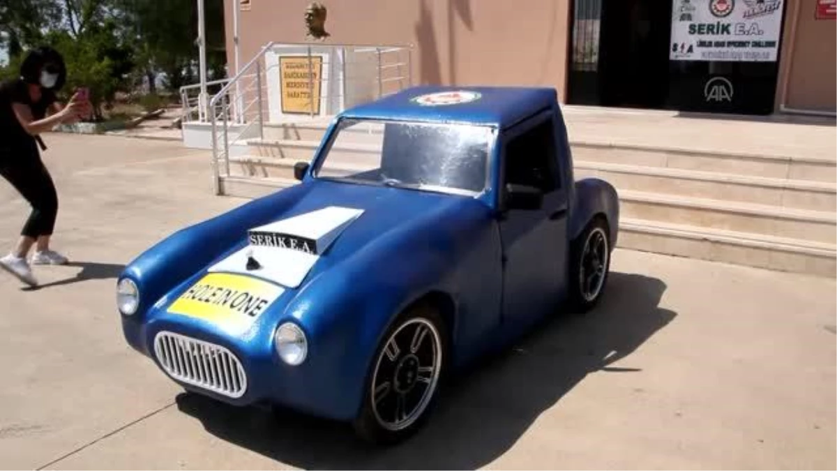 Öğrencilerin tasarladığı elektrikli araç TEKNOFEST\'te yarışacak