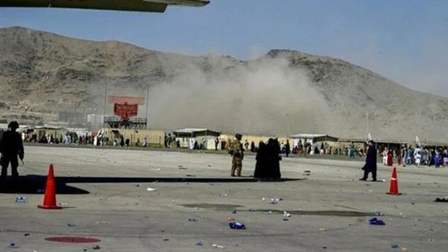 Patlamanın meydana geldiği Kabil Havalimanı çevresinden ilk görüntüler