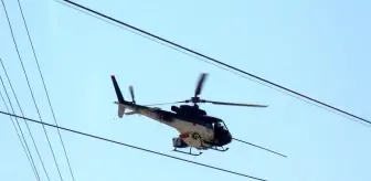 Şanlıurfa'da 'helikopter tellere takıldı' paniği