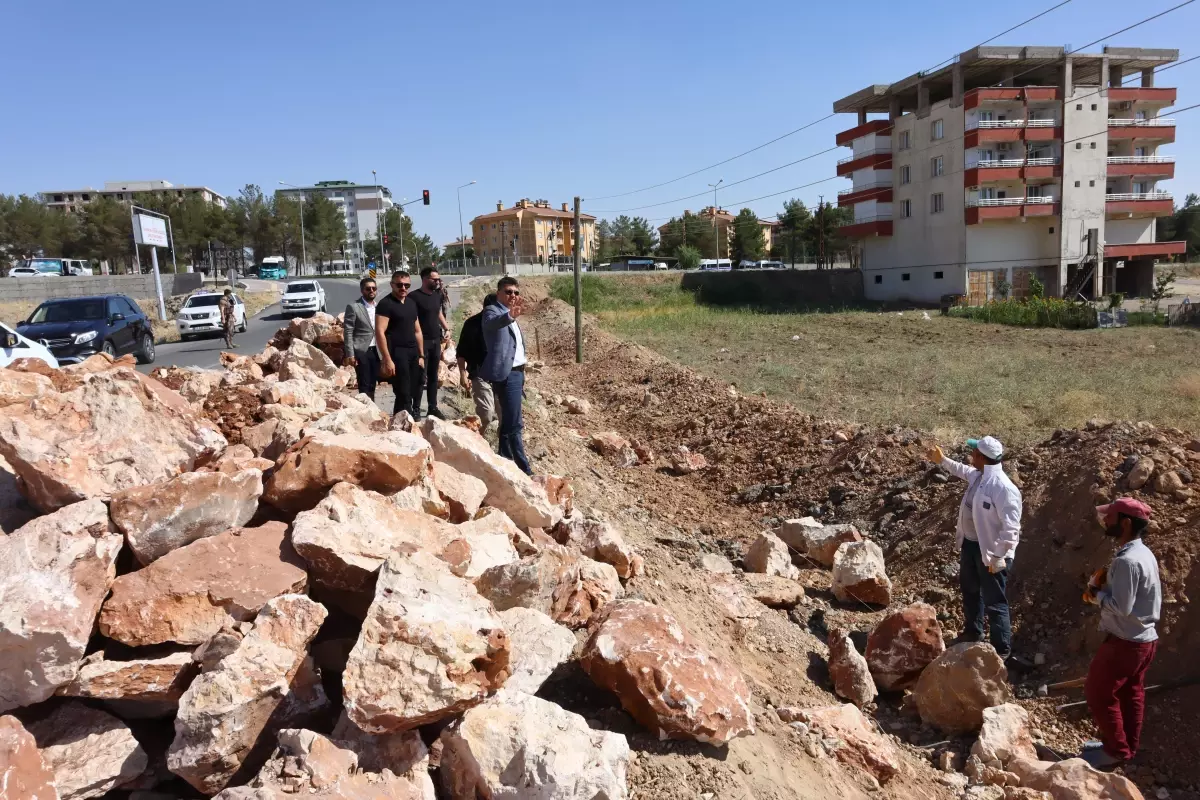 Silvan Belediyesinden yol çalışması