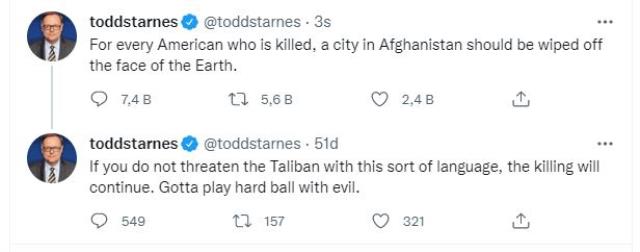 ABD'li haber sunucusu Todd Starnes'dan patlamayla ilgili tepki çeken paylaşım