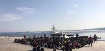 Çanakkale Boğazı'nda 204 kaçak göçmen yakalandı