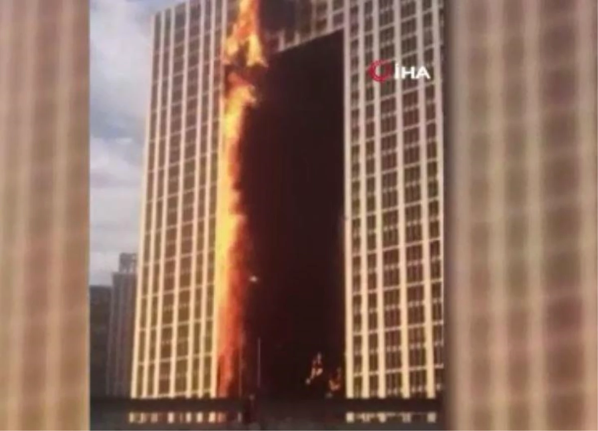 Son dakika haber | Çin\'de 101 katlı binada yangın