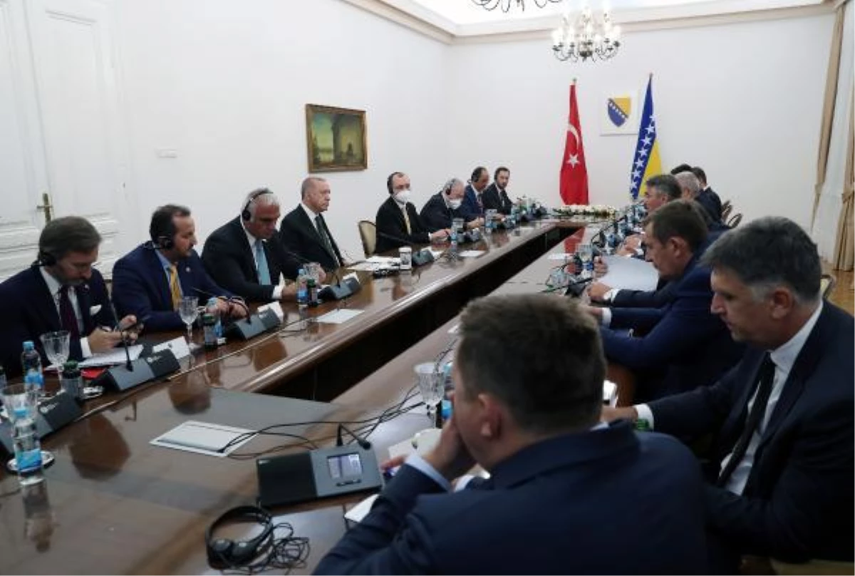 Son dakika haberleri! Türkiye Cumhurbaşkanı Erdoğan Bosna Hersek\'te resmi törenle karşılandı